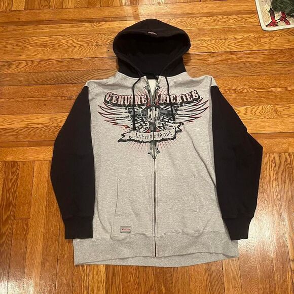 Y2K dickies grunge skater full zip‎ hoodie - Picture 1 of 5